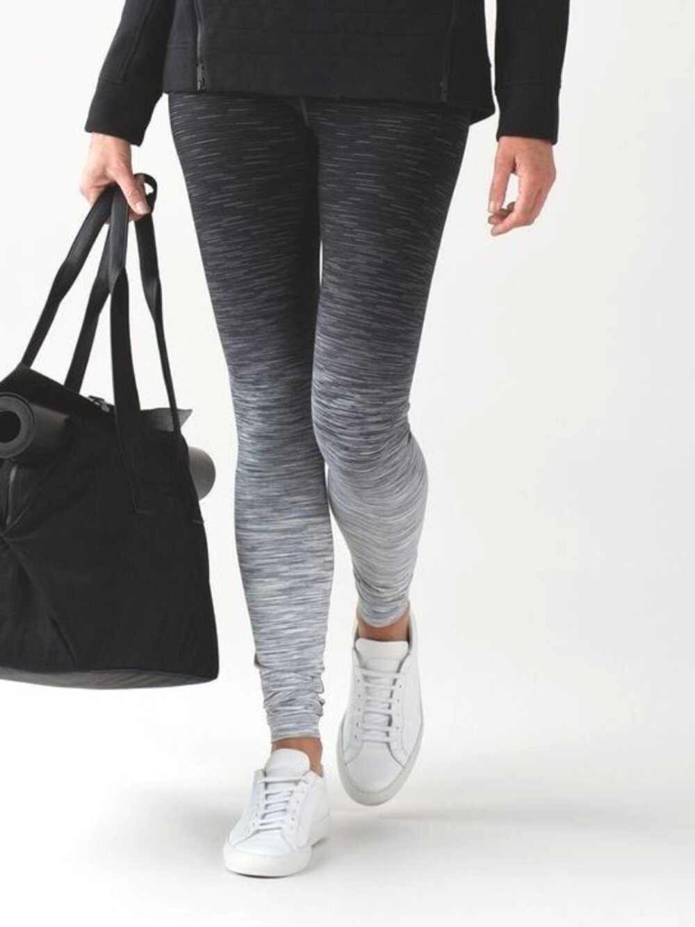 Lululemon Wunder Under Hi-Rise Tight Legging Ombre Space Dye 10 Deep Coal